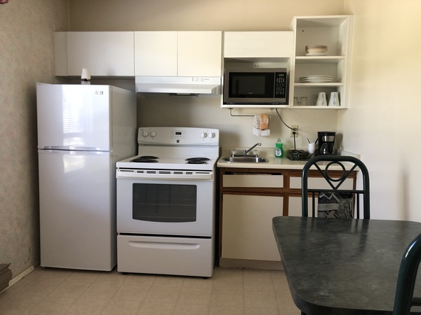 Deluxe 1 Queen Kitchen (No Pet) Photo 1